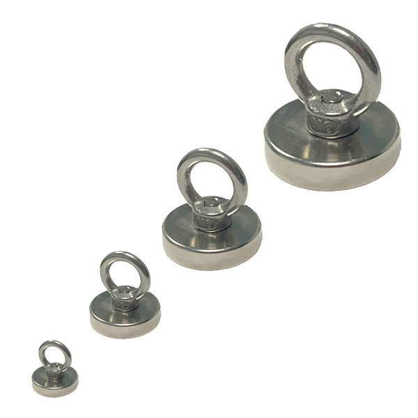 Multi-sizes pot magnets with ring-pull